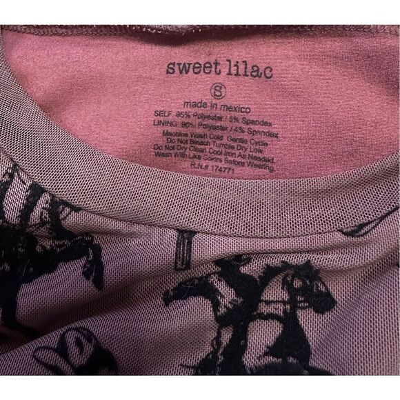 Horse Top Blouse Size Small Cowboy Women’s Rodeo V Neck NWT Western Nashville - Picture 4 of 4